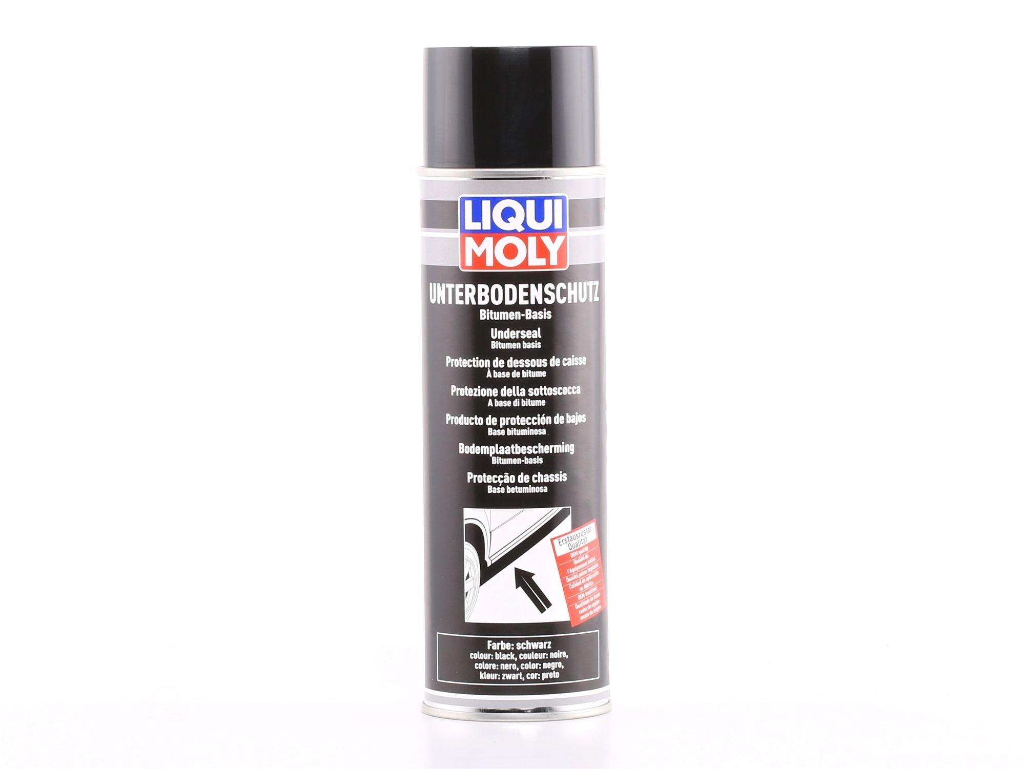 LIQUI MOLY 6111 Underbody protection spray Tin, 500ml, black