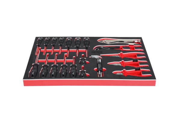 KS TOOLS Werkzeugmodul 711.6027 Höhe: 35 mm, Breite: 564 mm, Chrom-Vanadium-Stahl