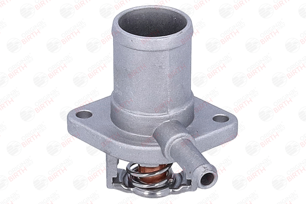BIRTH Wasserflansch 8554 Metall, Vorderachse, unten, mit Dichtung, mit Thermostat