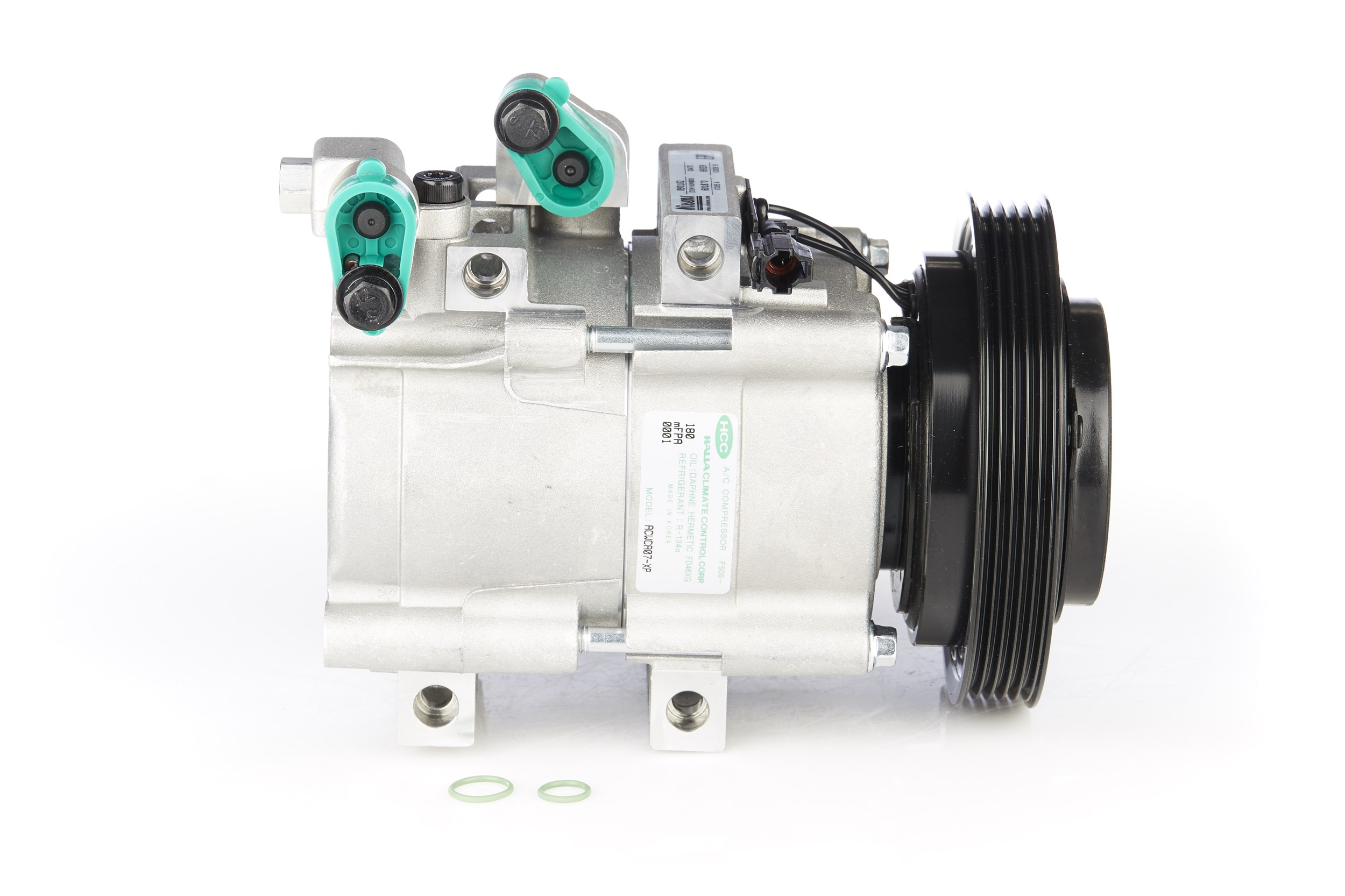 NISSENS 890182 Aircopomp HS18, 12V, PAG 46, R134a, Met PAG compressorolie