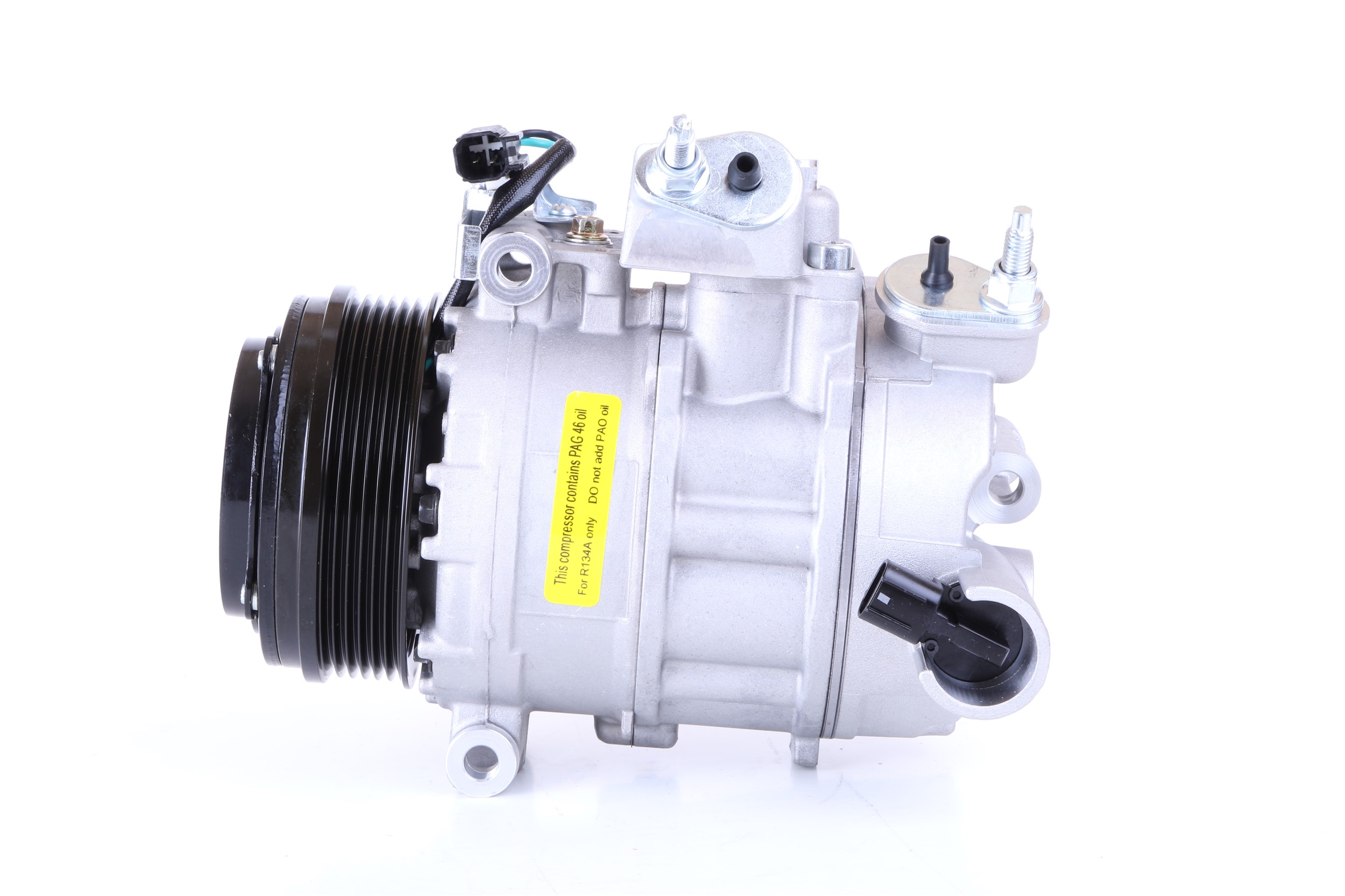 NISSENS 890250 Compresor, aire acondicionado 7SBH17C, 12V, PAG 46, R134a, con aceite de compresor PAG, con acoplamiento magnético, con diodo