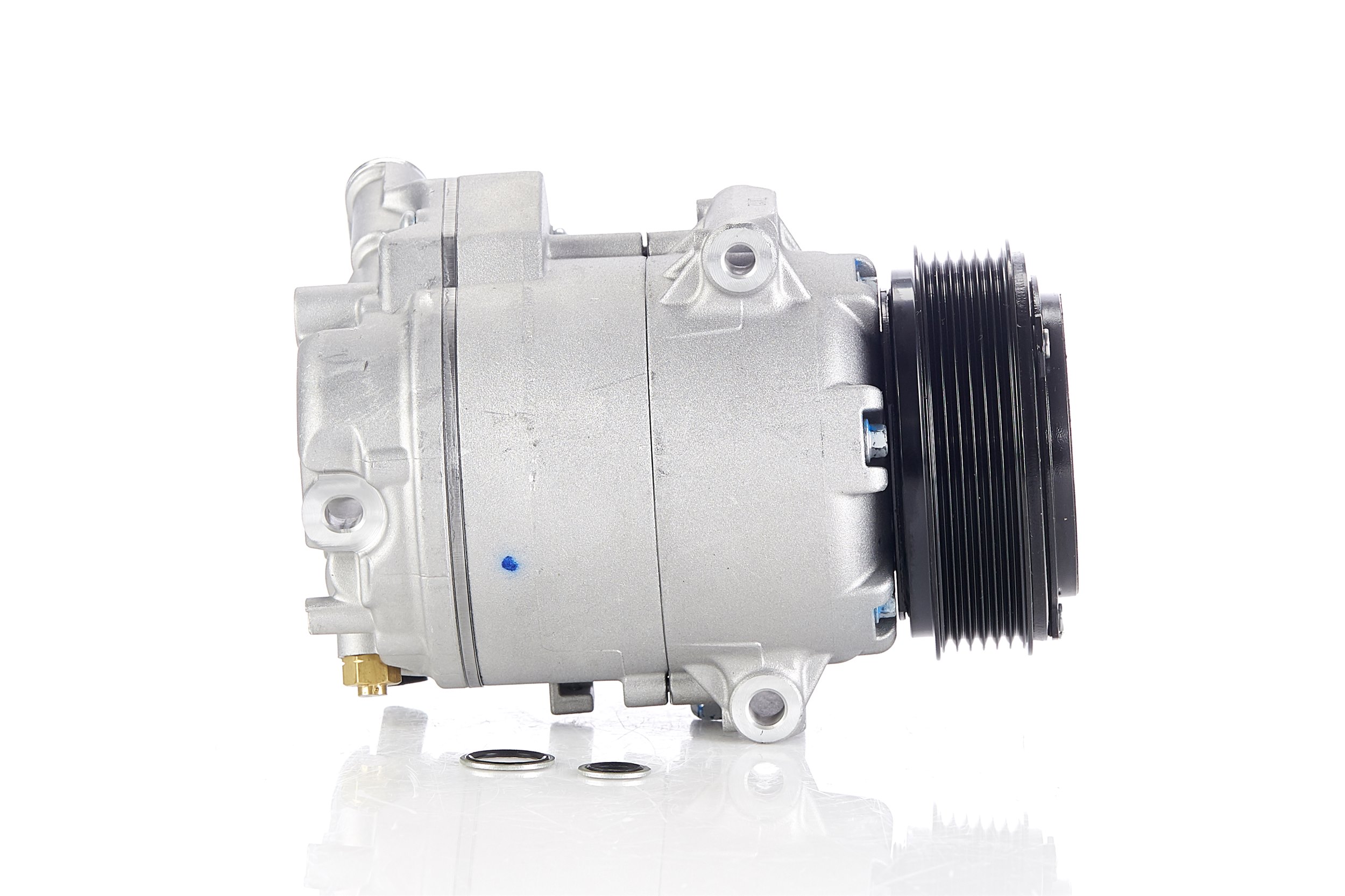 NISSENS 890259 Compressore aria condizionata CVC6, 12V, PAG 46, R134a, con olio compressore-PAG, con innesto elettromagnetico, con diodo
