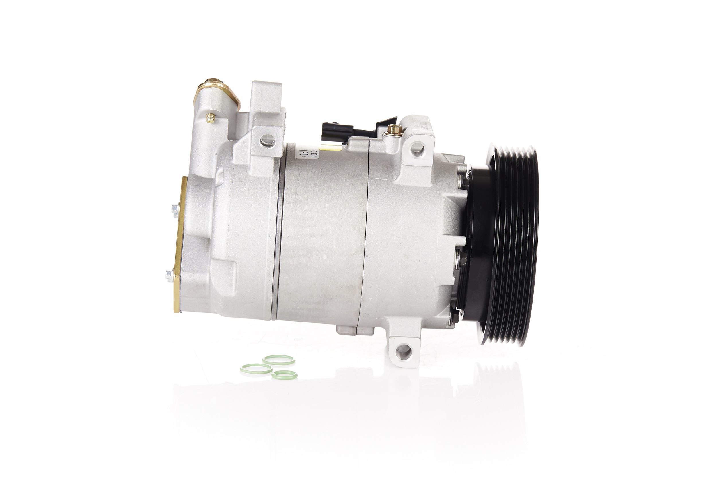 NISSENS 890586 Aircopomp VSC-14EC, 12V, PAG 46, R134a, Met PAG compressorolie, Met magneetkoppeling, Zonder diode