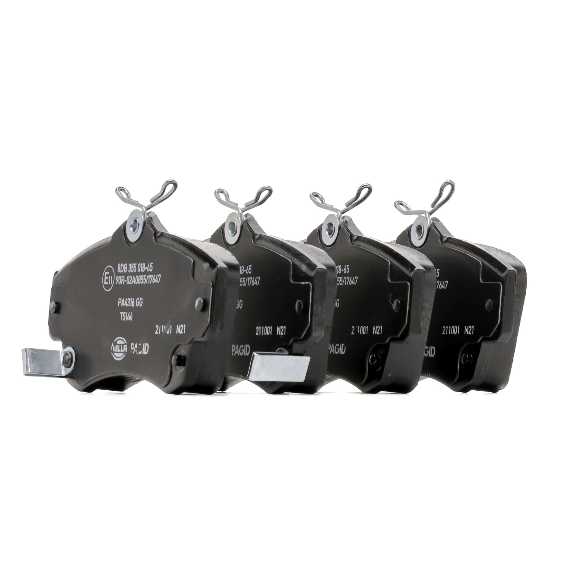 8DB 355 018-651 HELLA Remblok CHRYSLER prijs