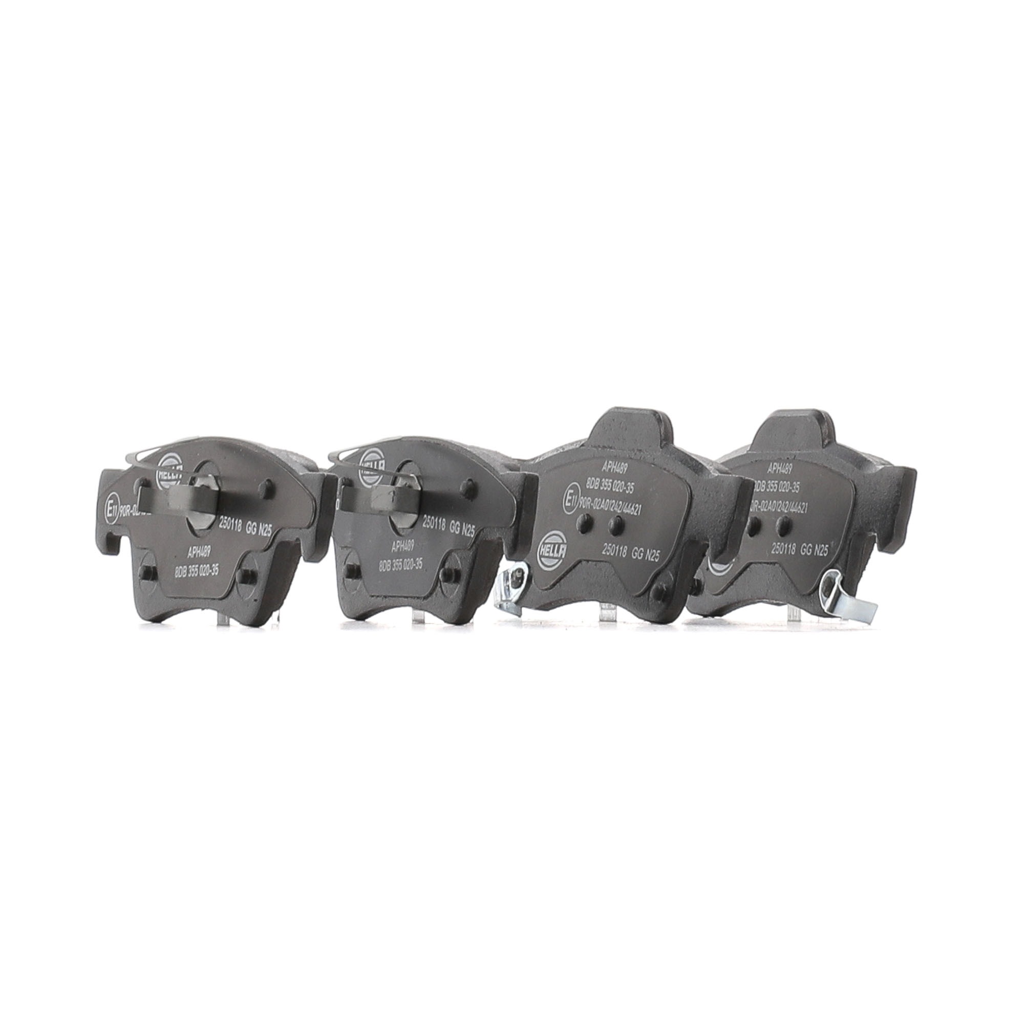 25196 HELLA 8DB355020351 klocki hamulcowe Jeep Grand Cherokee wk2 3.6 294 KM benzyna 2014 przód i tył