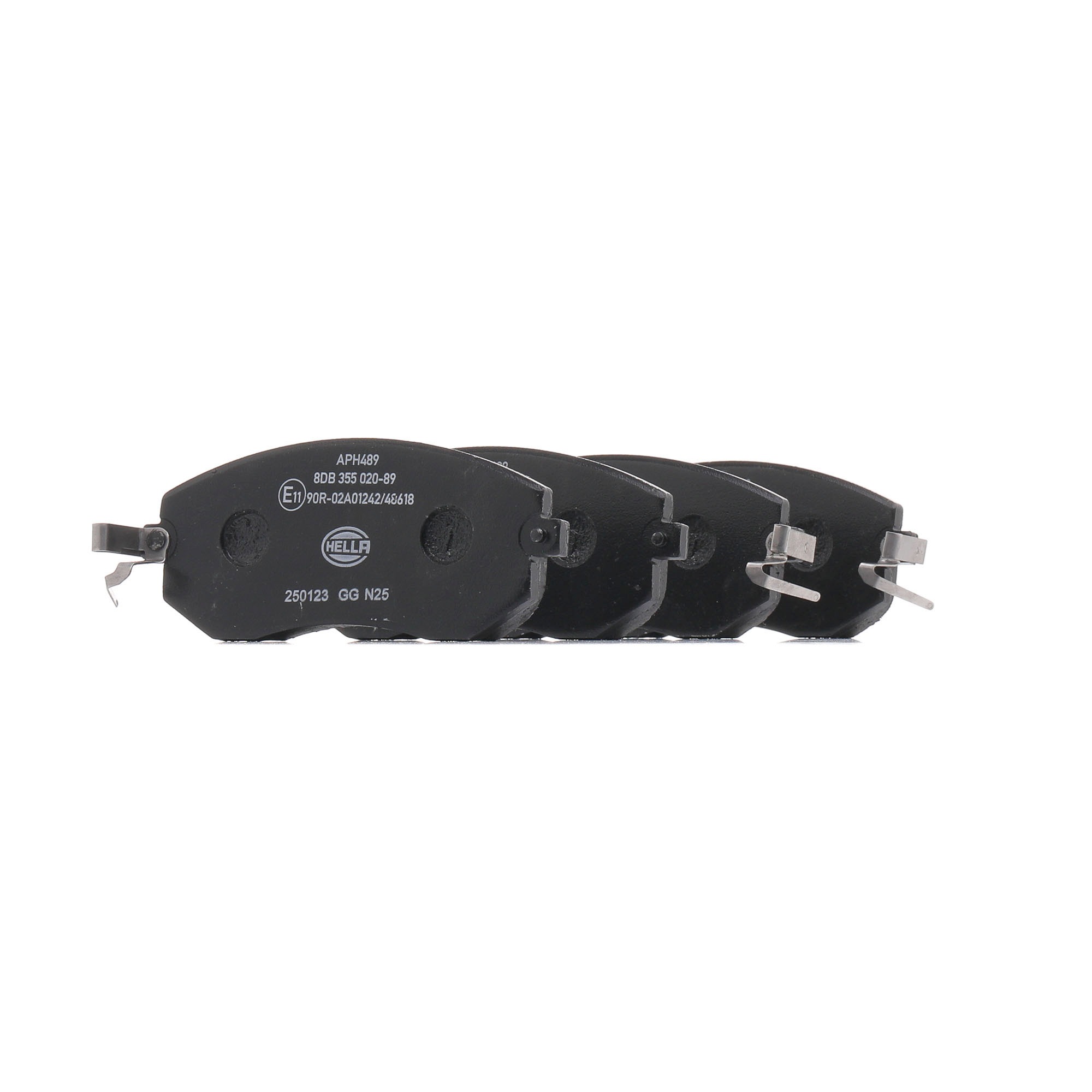 25760 8DB355020-891 Piduriklotsid HELLA 26296-AJ02A TOYOTA