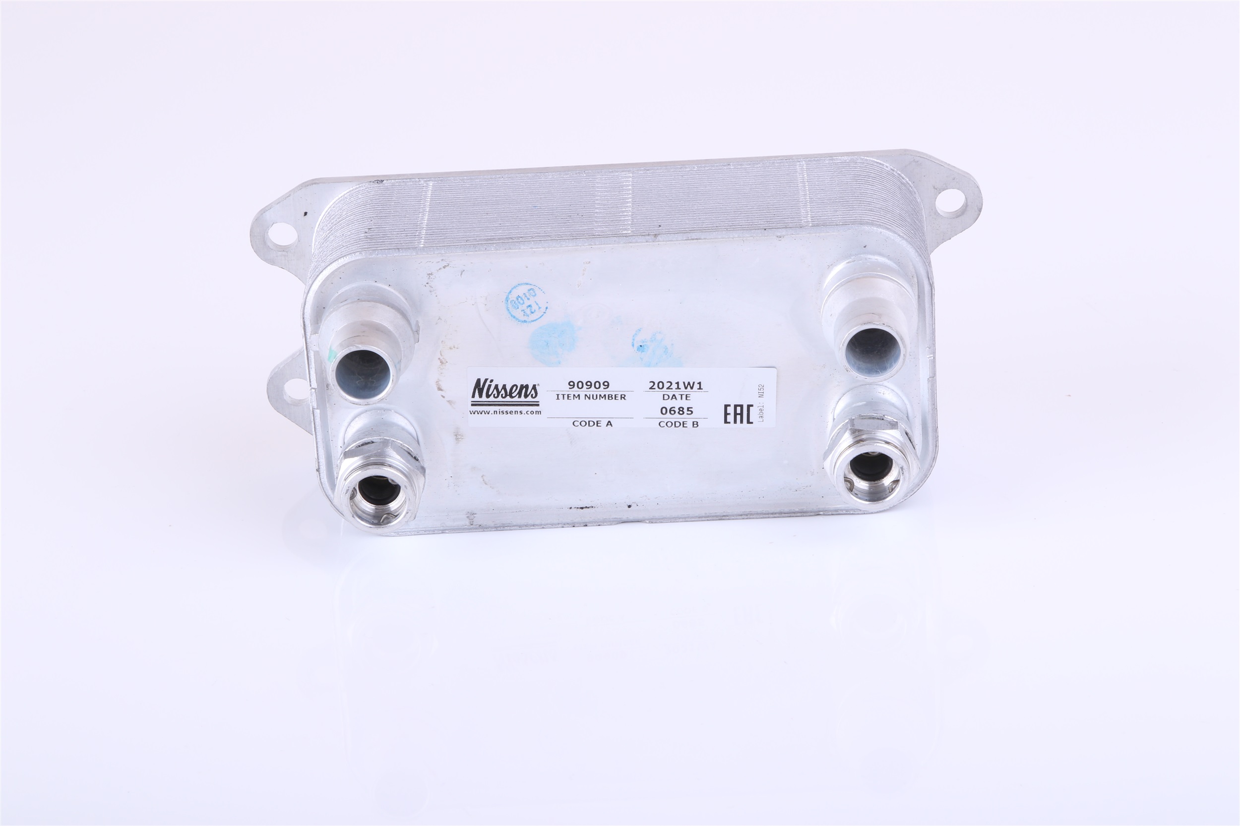 NISSENS 90909 Oliekoeler, automatische transmissie