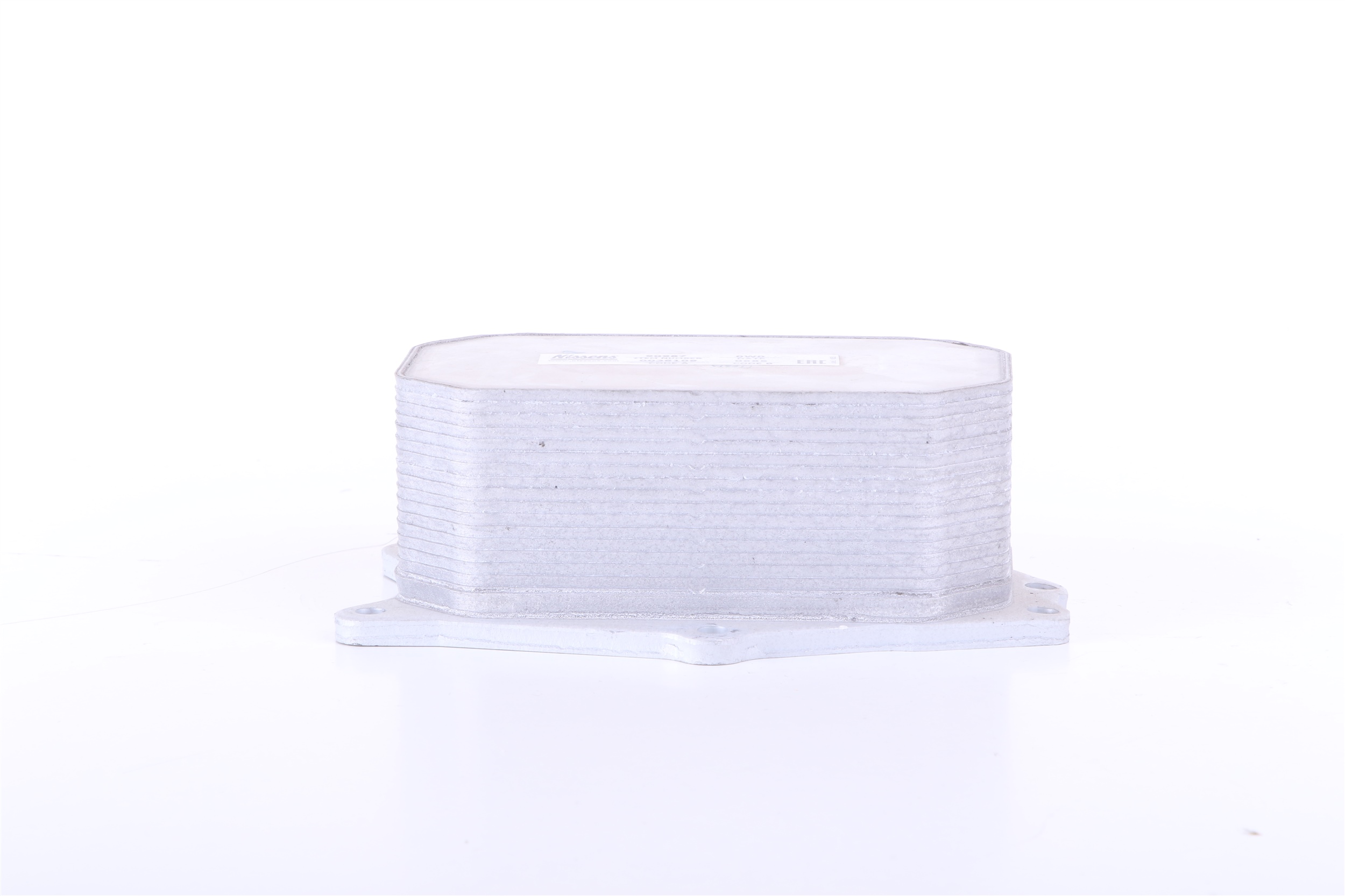 NISSENS 90987 Ölkühler wassergekühlt , ohne Ölfiltergehäuse, ohne Dichtungen, ohne Filter