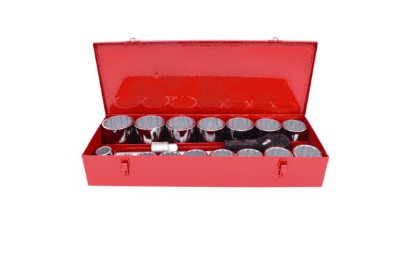 KS TOOLS Acero cromo-vanadio, Accion.: 1Pulgada, con función de trinquete, cuadrado Kit de llaves de cubo 911.0824 comprar online