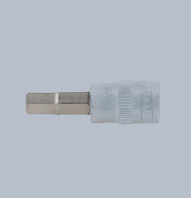 KS TOOLS 911.1439 Socket DIN 3120, ISO 1174, DIN 7422, 6,0, Chrome Vanadium Steel, Hexagon Socket, Knurled