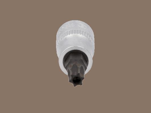 KS TOOLS DIN 3120, ISO 1174, TB40, Chroom-vanadium staal, Torx, met boring, gekarteld Steeksleutelelement 911.3966 koop goedkoop