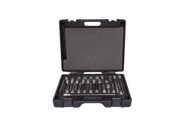 KS TOOLS 911.4500 Jeu de clé à douille Acier chrome-vanadium, Entraînement: 1/2", 1/4pouce, sans fonction de crantage