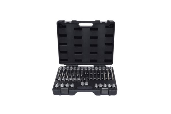 KS TOOLS 911.4530 Clé à douille DIN 3120, ISO 1174, Acier chrome-vanadium, Empreinte à créneau (Ribe CV)
