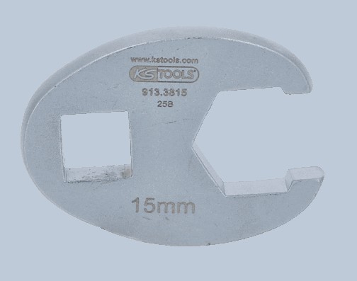 KS TOOLS Spanner Size: 15,0, Square Drive Tang Size: 10 (3/8")mm (inch) Plug-in Open-ended Spanner, torque wrench 913.3815 buy