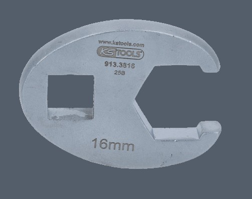KS TOOLS Spanner Size: 16,0, Square Drive Tang Size: 10 (3/8")mm (inch) Plug-in Open-ended Spanner, torque wrench 913.3816 buy