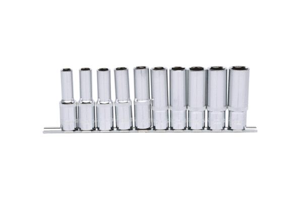 KS TOOLS 918.0612 Jeu de clé à douille Acier chrome-vanadium, Entraînement: 1/2pouce, sans fonction de crantage, à tête carrée
