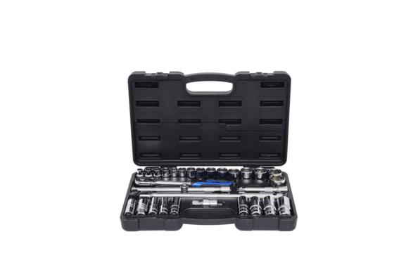 KS TOOLS Acier chrome-vanadium, avec fonction de crantage, à tête carrée Kit de clés à douille 918.0830 acheter en ligne