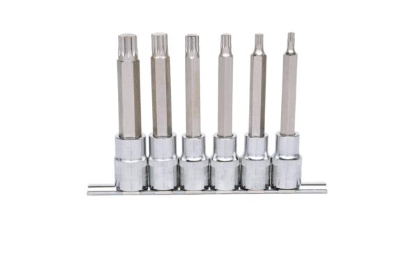 KS TOOLS Steckschlüssel-Set 918.1358 Innenvielzahn, Chrom-Vanadium-Stahl, Antrieb: 1/2Zoll, Vierkant