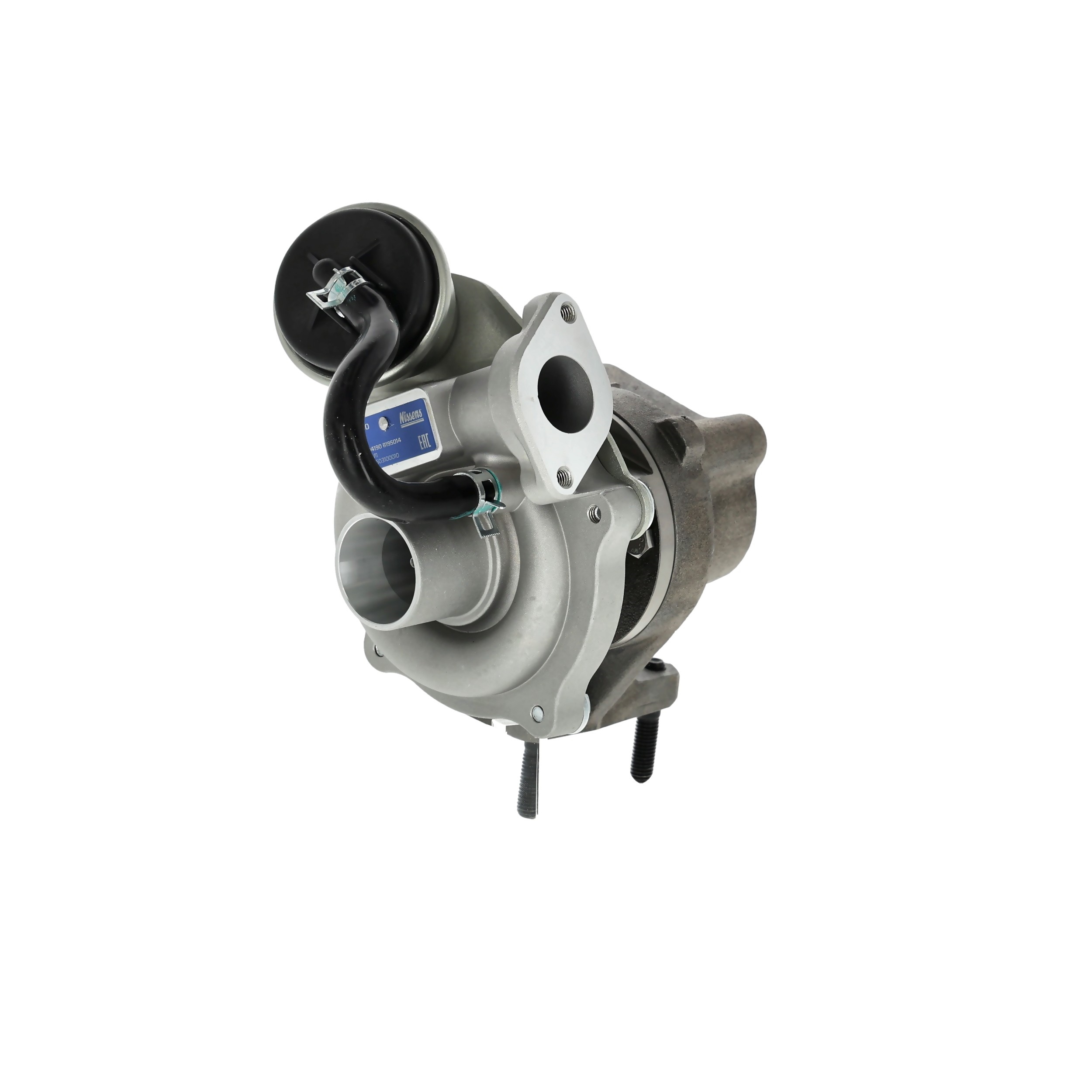 NISSENS 93030 Turbolader Abgasturbolader, ölgekühlt, pneumatisch, mit Dichtungen, ohne Abgaskrümmer, Aluminium