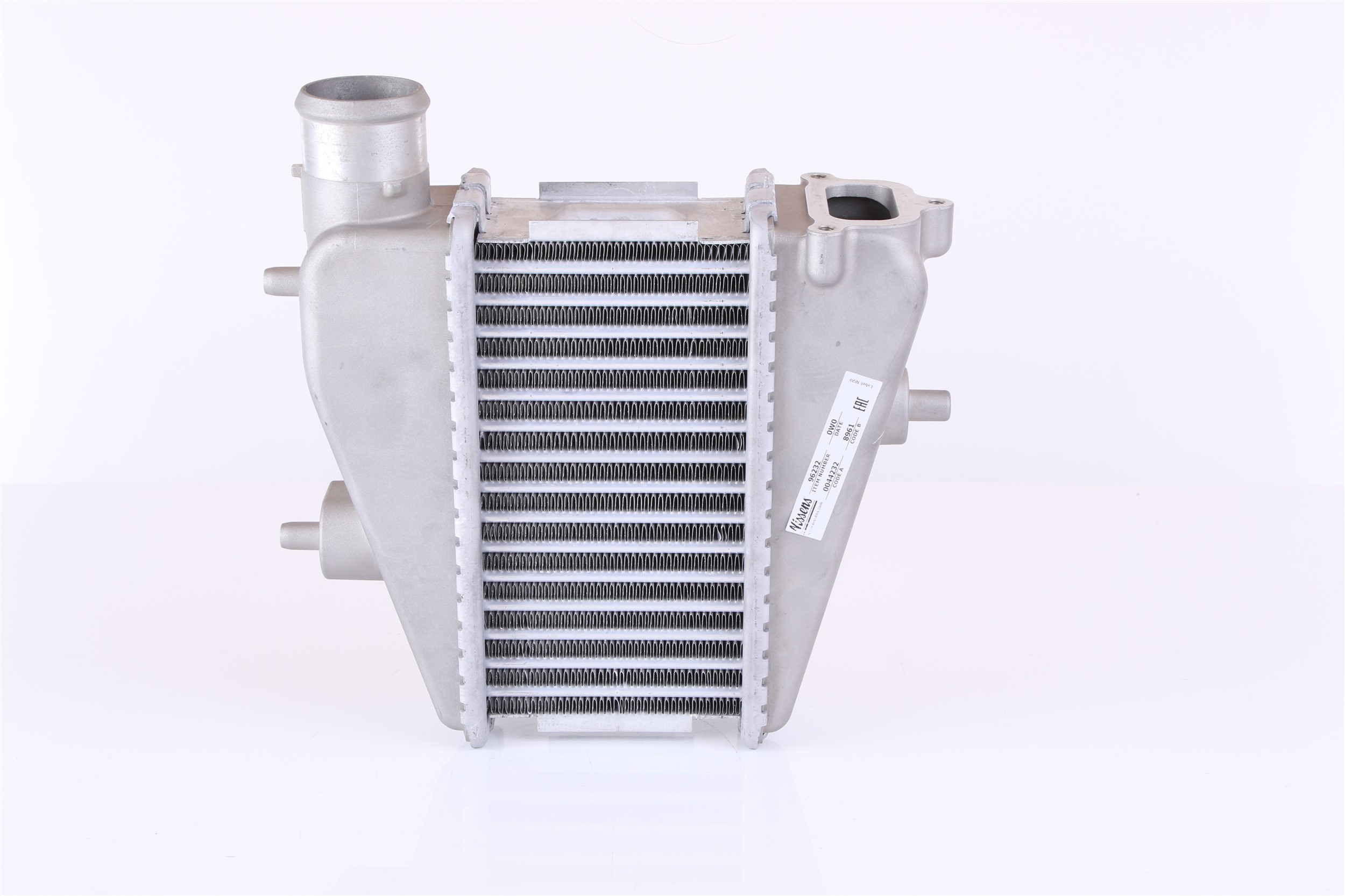 NISSENS 96232 Intercooler senza giunto rapido, Raccordo sinistra, dritto