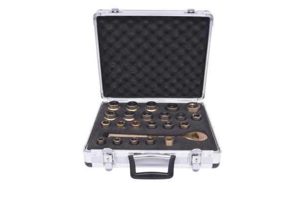 KS TOOLS Hexagon, Aluminium-Bronze (non-ferrous alloy), Drive: 1/2Inch, with ratchet function, Rectangle Socket wrench set 963.1289 buy