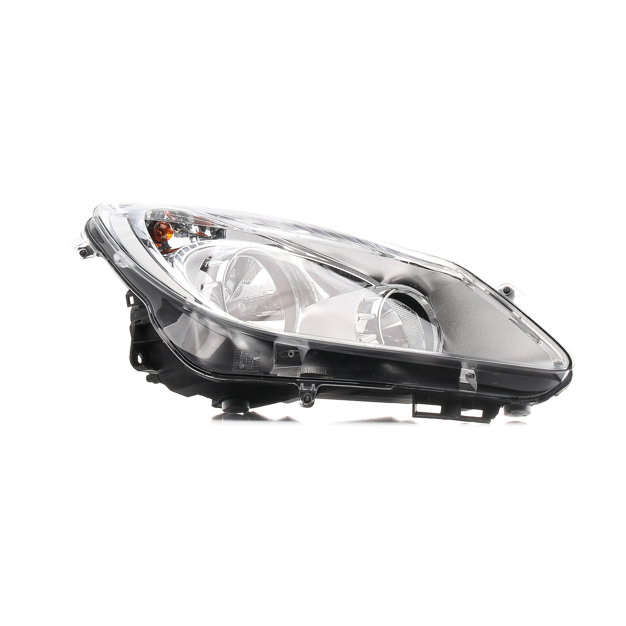 VALEO Hauptscheinwerfer 043376 rechts, H7, H1, W5W, PY21W, Halogen, transparent, ORIGINAL TEIL Fahrzeugausstattung: für Fahrzeuge mit Leuchtweitenregulierung (elektrisch)