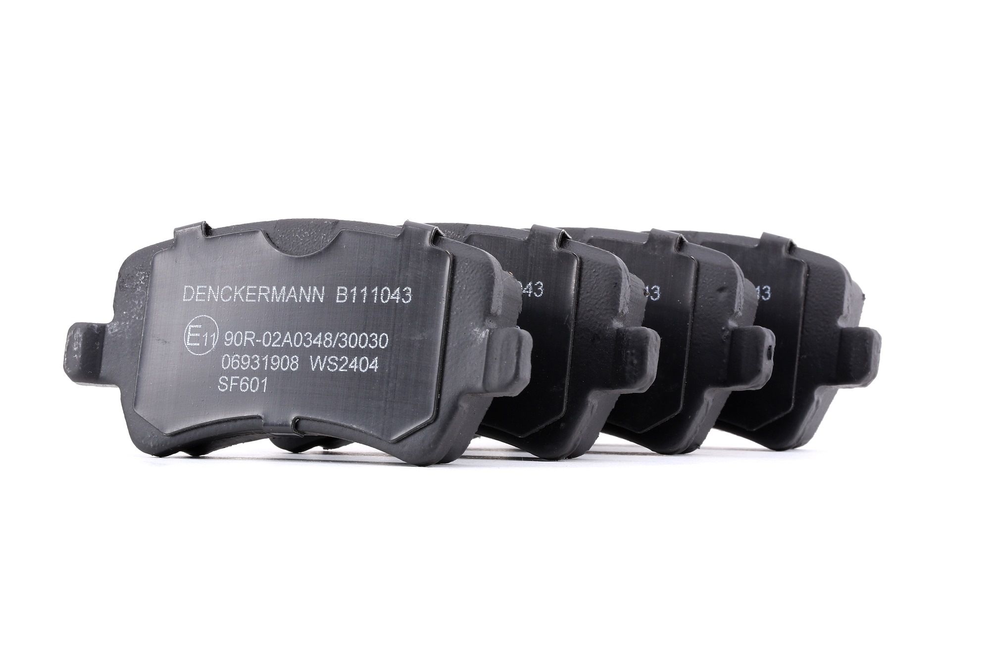 DENCKERMANN Rear Axle, not prepared for wear indicator, excl. wear warning contact Height: 48,7mm, Width: 106,0mm, Thickness: 17,3mm Brake pads B111043 buy