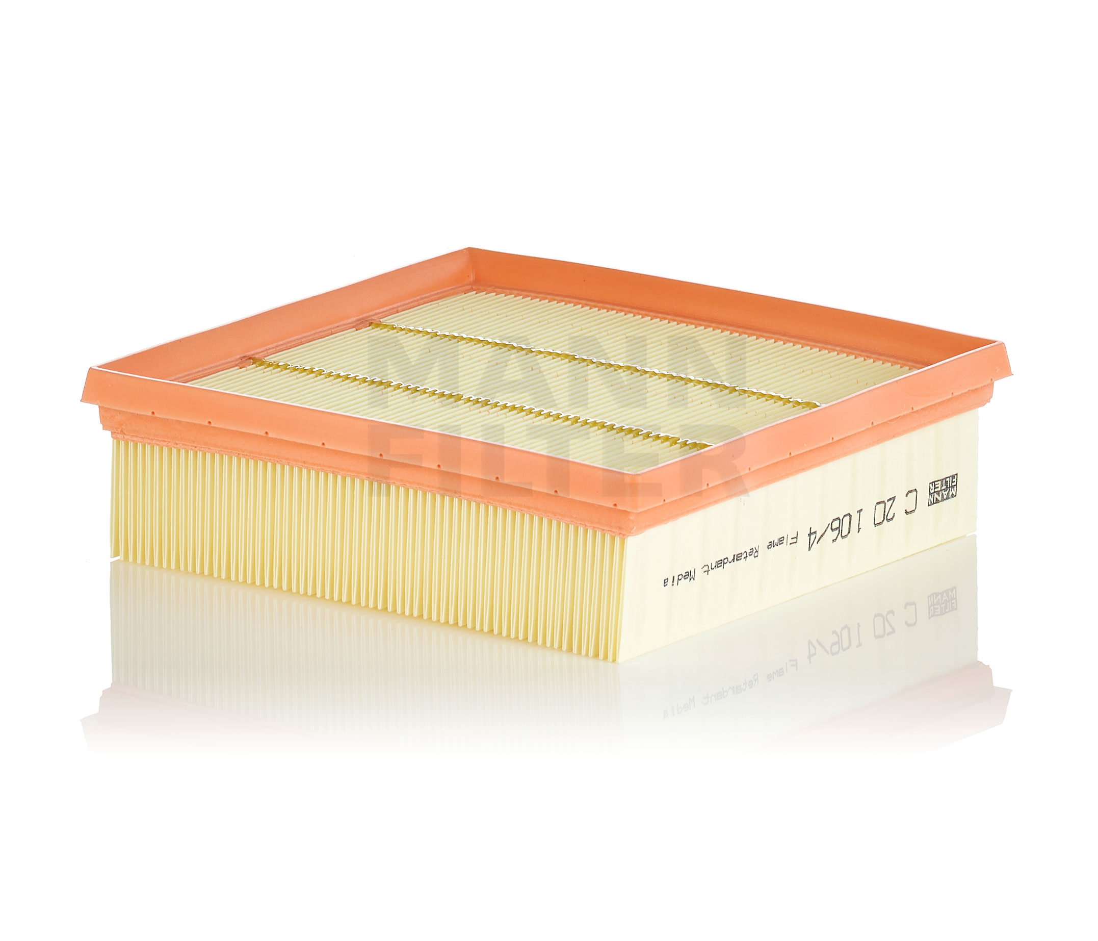 MANN-FILTER Longueur: 211 mm, Cartouche filtrante Longueur: 211mm, Largeur: 201mm, Hauteur: 58mm Filtre d'air C 20 106/4 acheter en ligne