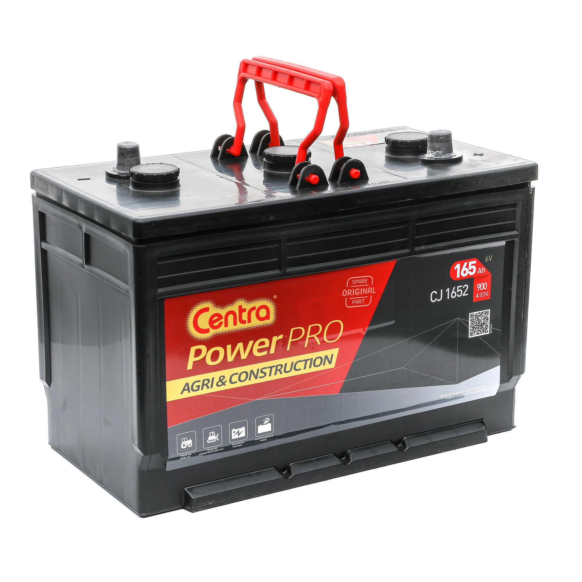 CENTRA CJ1652 Power OffroadPRO Batterie 6V 165Ah 850A B1 Batterie au plomb
