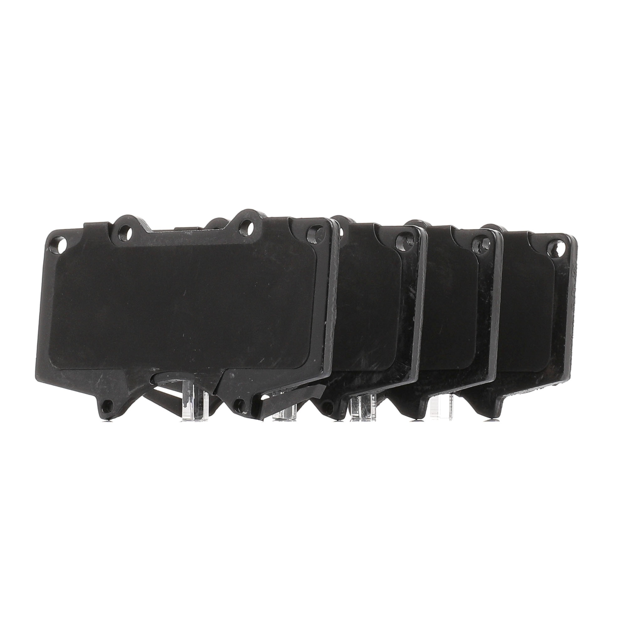 VALEO 598857 Brake pad set Front Axle, with integrated wear sensor, with acoustic wear warning