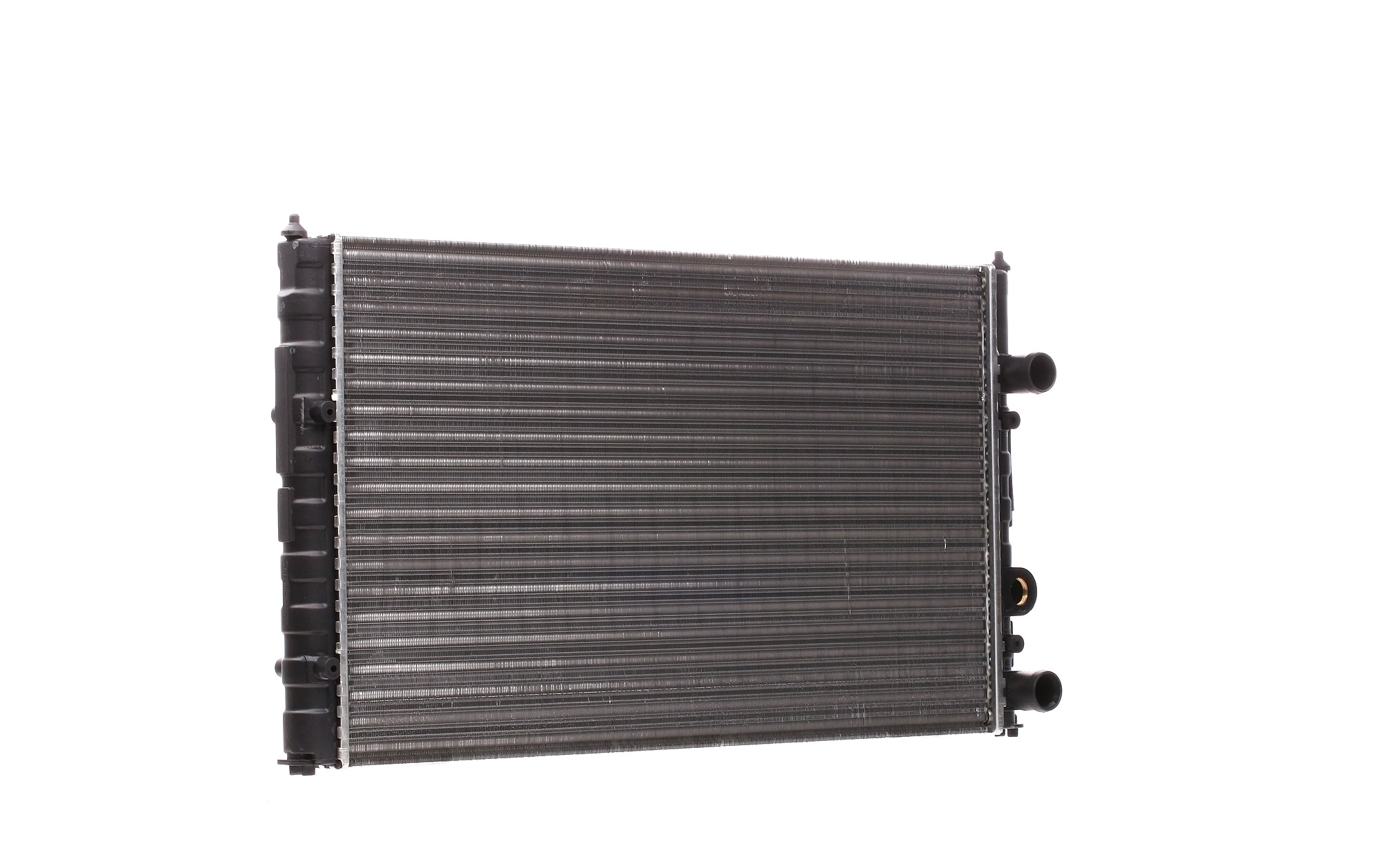 VALEO 731267 Engine radiator Aluminium, 628 x 378 x 34 mm, with coolant regulator, Mechanically jointed cooling fins