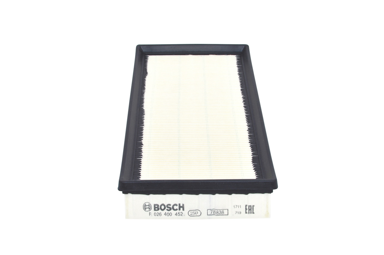 BOSCH F 026 400 452 Air filter 40mm, 146mm, 321mm, Filter Insert
