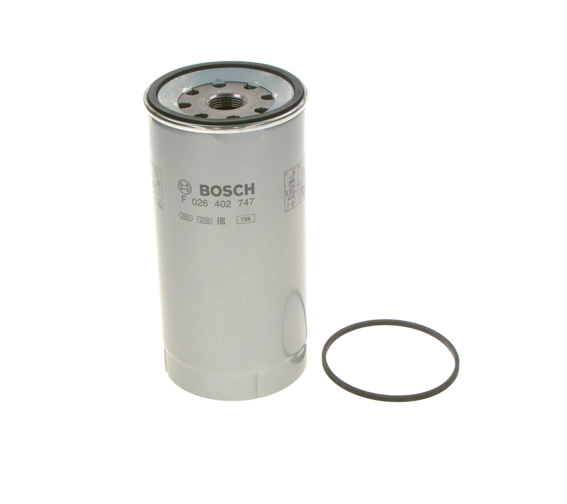 N 2747 BOSCH Spin-on Filter, Pre-Filter Height: 216mm Inline fuel filter F 026 402 747 buy