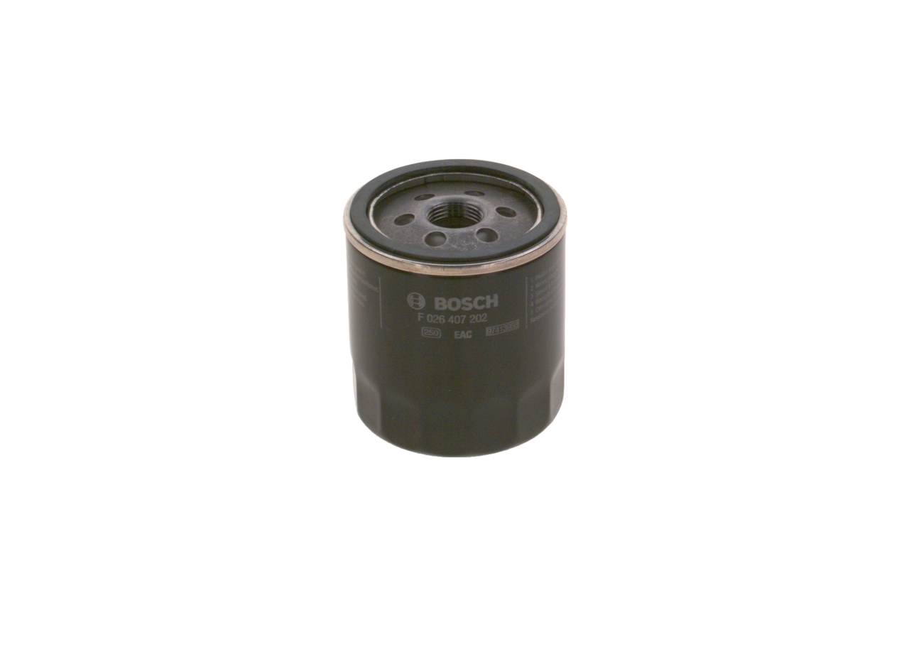 BOSCH F 026 407 202 Oil filter M 20 x 1,5, with two anti-return valves, Spin-on Filter