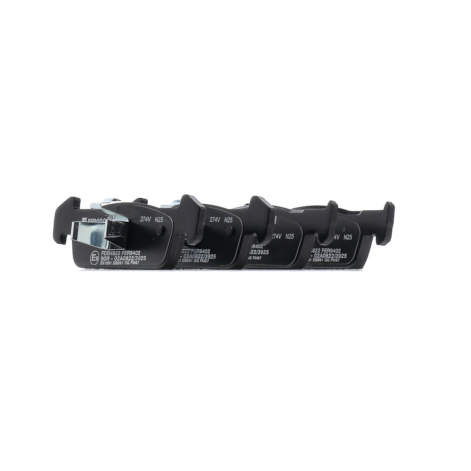 Αγοράστε 25702 FERODO PREMIER Coat+ disc, όχι προετοιμασμένο για προειδοποιητική ένδειξη φθοράς Ύψος: 44,1mm, Πλάτος 1: 140,3mm, Πλάτος: 140mm, Πάχος: 18,1mm Τακάκια φρένων FDB4822 Σε χαμηλή τιμή