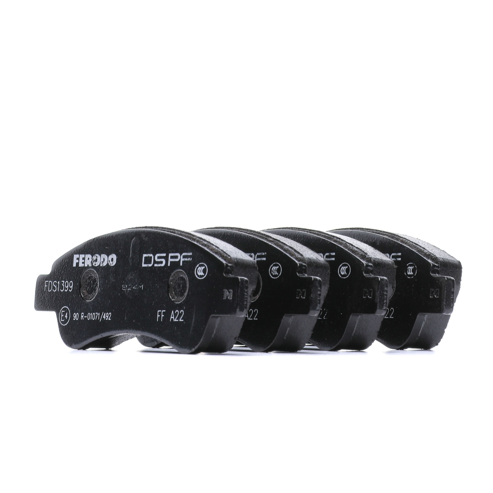 Opel CORSA Set of brake pads 11200247 FERODO RACING FDS1399 online buy