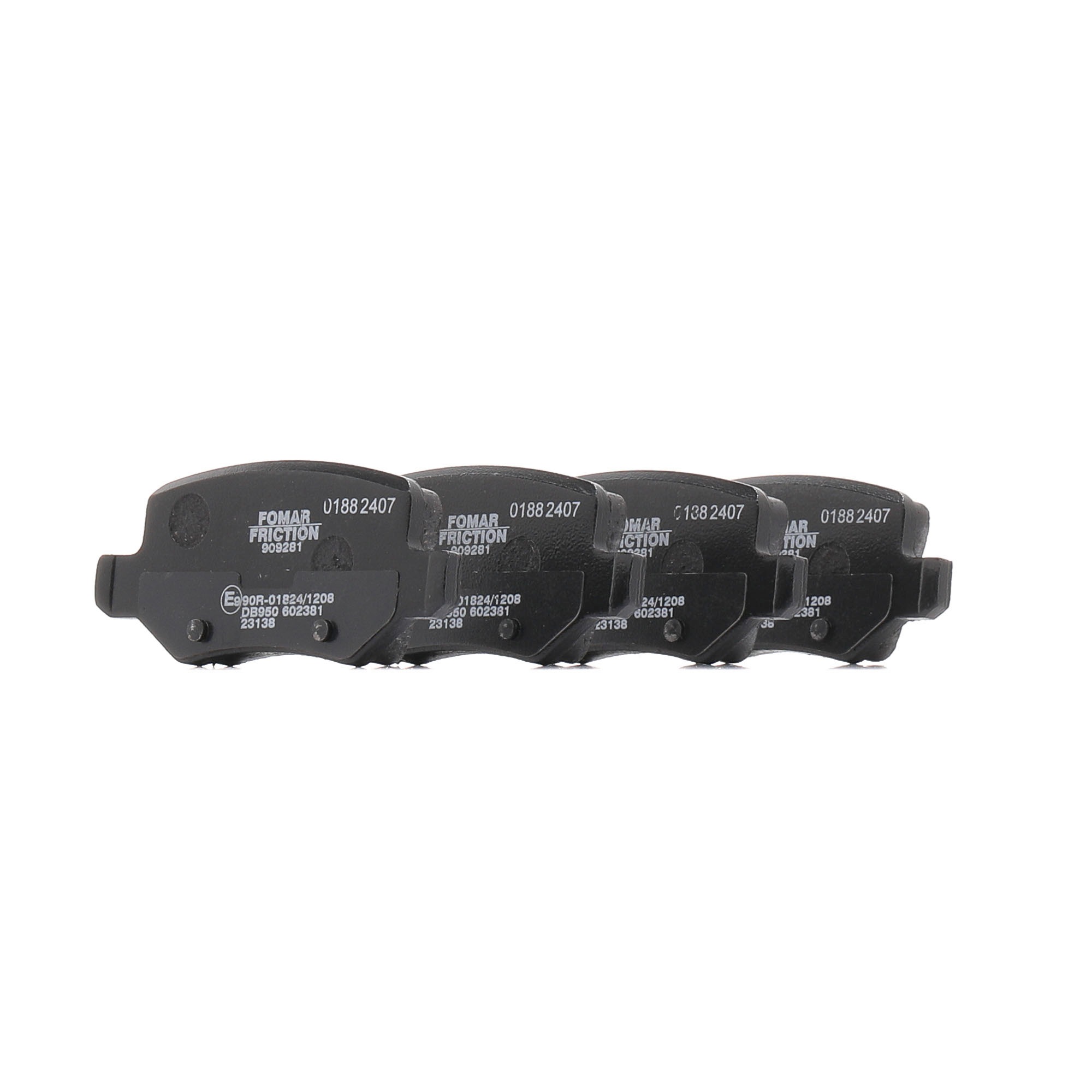 23138 FO909281 Jarrupalat, levyjarru FOMAR Friction A169 420 0420 MERCEDES-BENZ