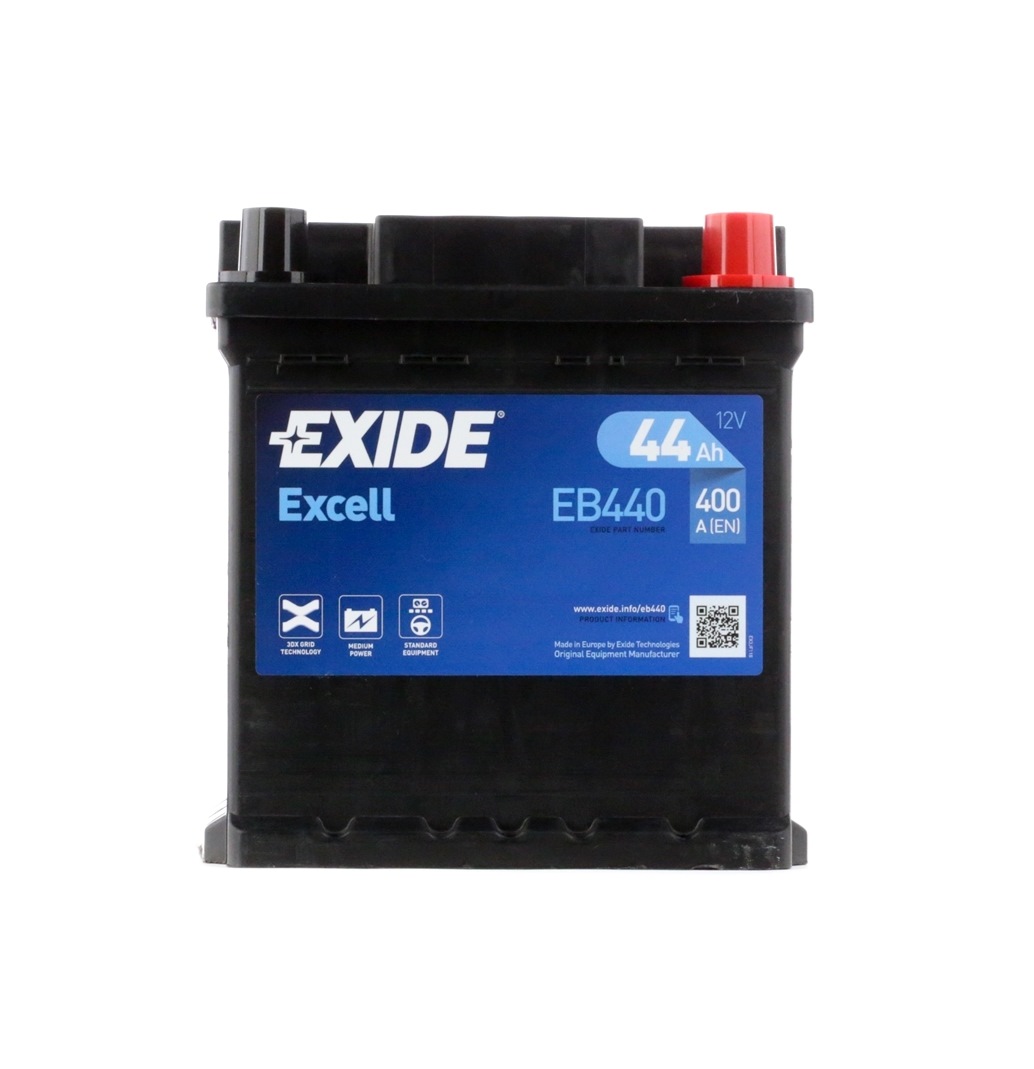 Comprare 54408GUG EXIDE EXCELL 12V 44Ah 400A L0 Accumulatore piombo-acido Batteria avviamento EB440 poco costoso