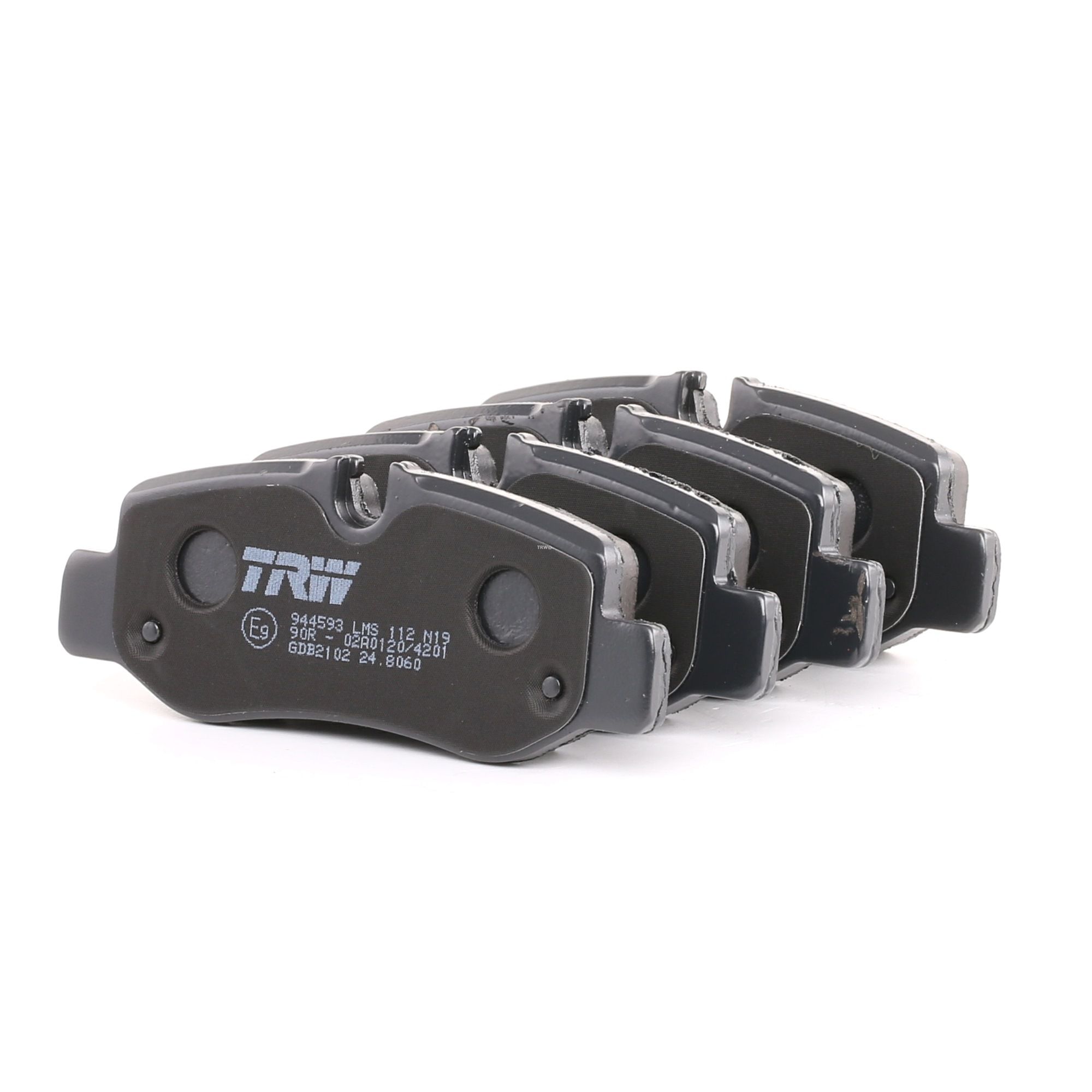 22101 TRW prepared for wear indicator Height: 46,7mm, Width: 118,6mm, Thickness: 18,6mm Brake pads GDB2102 buy