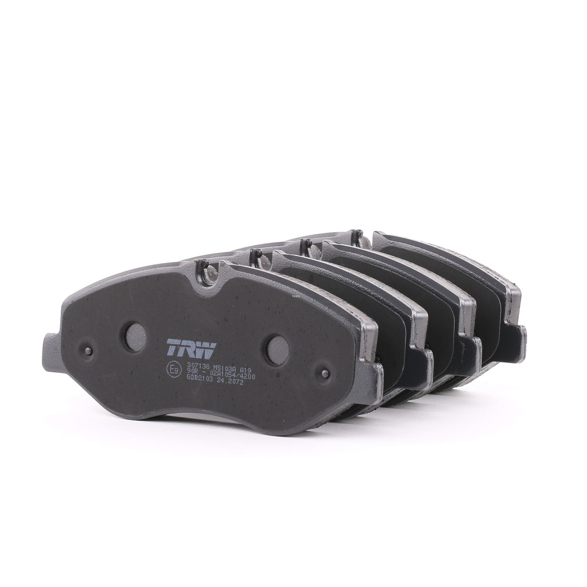 GDB2103 TRW Brake pad set MERCEDES-BENZ prepared for wear indicator