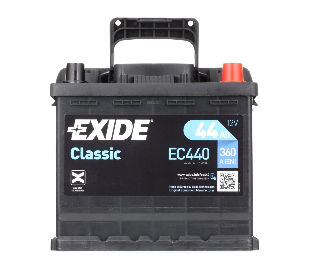 EXIDE Starterbatterie EC440