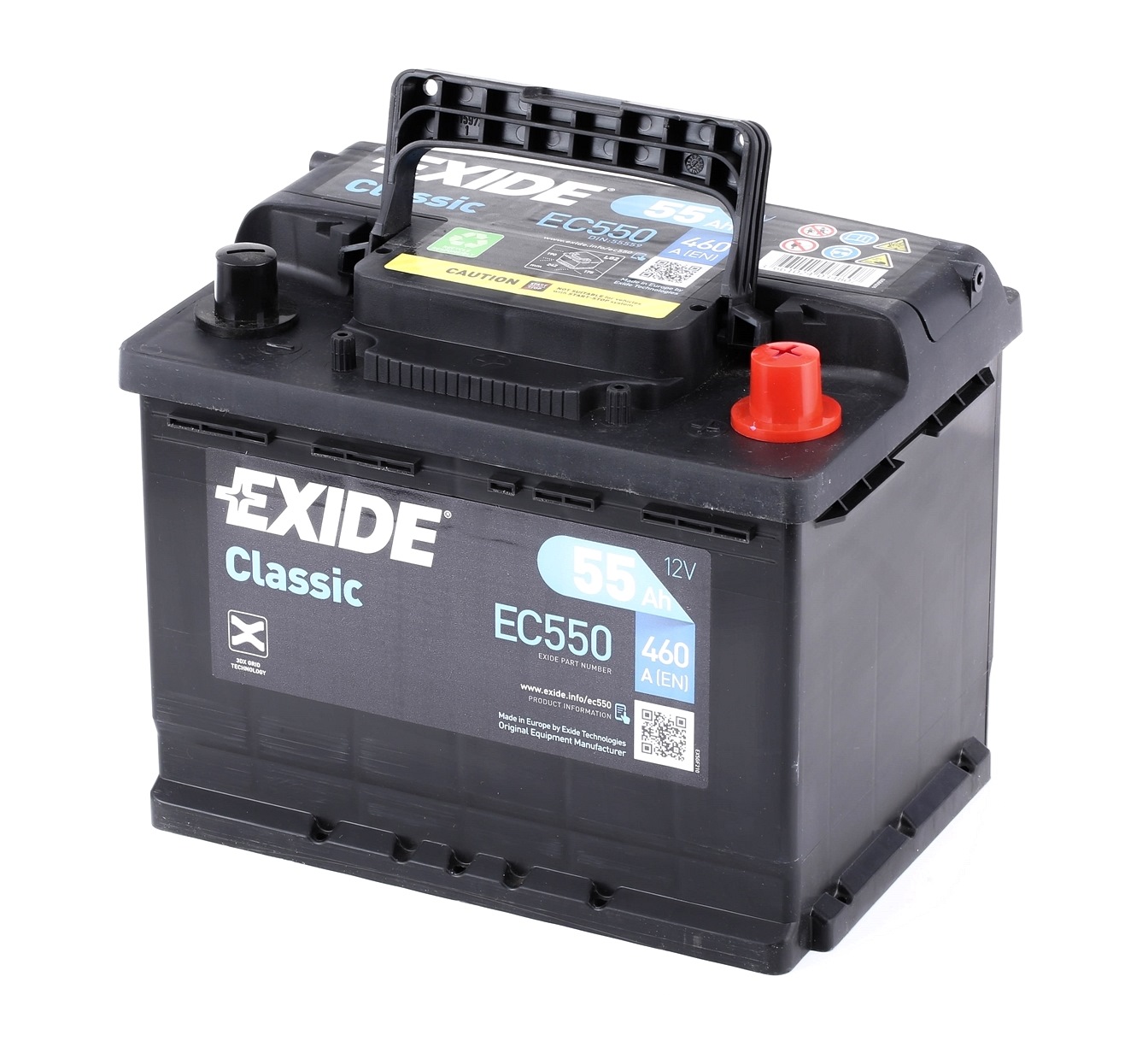 555 59 EXIDE EC550 Autobatterie Škoda KODIAQ