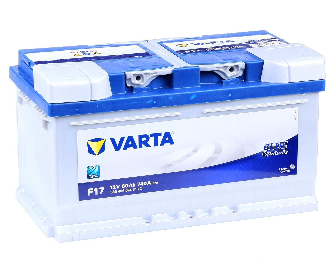 VARTA BLUE dynamic 5804060743132 Akumulator 12V 80Ah 740A B13 Svinčeni akumulator