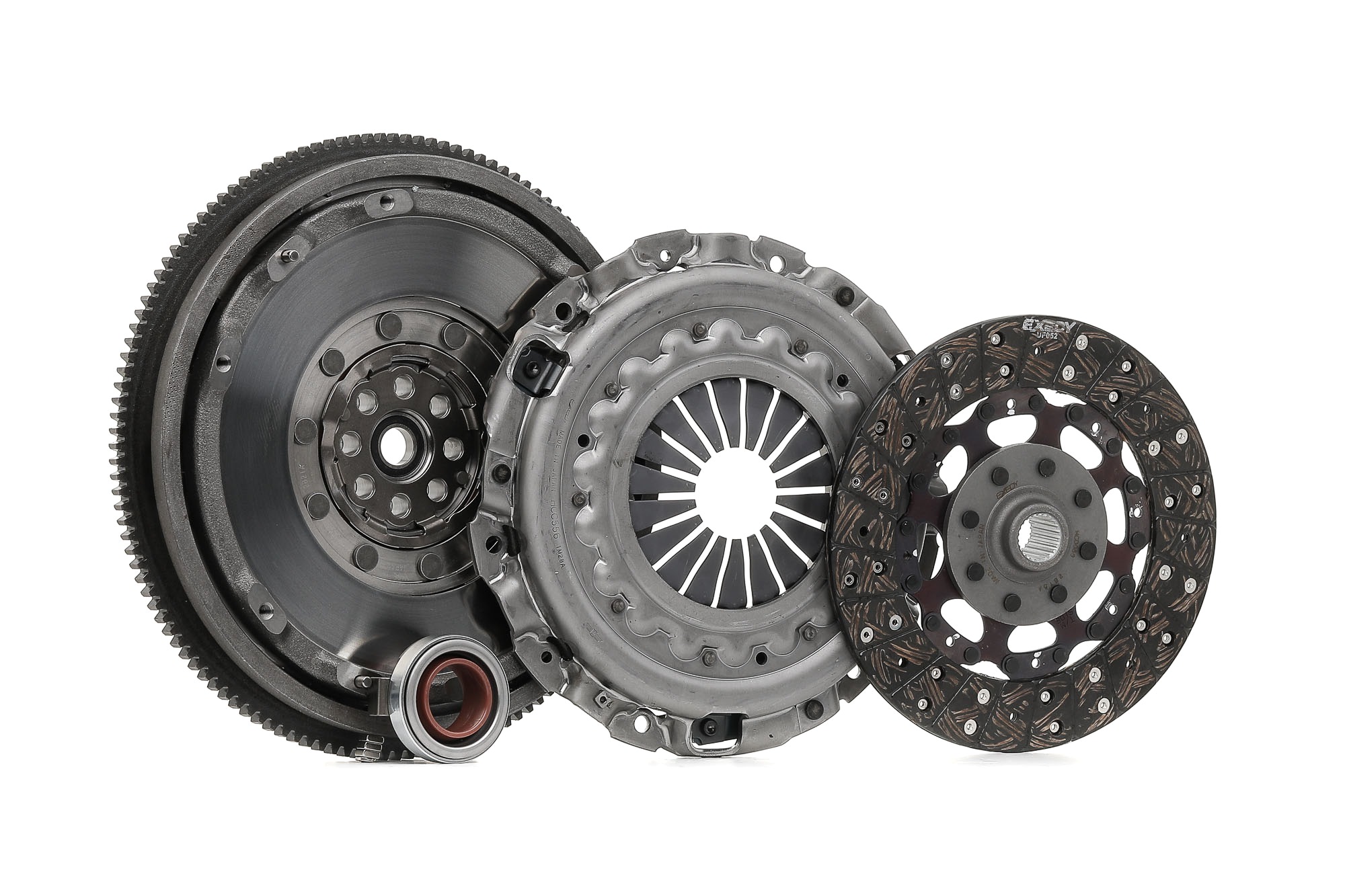 HCK2073DMF EXEDY Clutch set SAAB for engines with dual-mass flywheel, four-piece, with bearing(s), 240mm