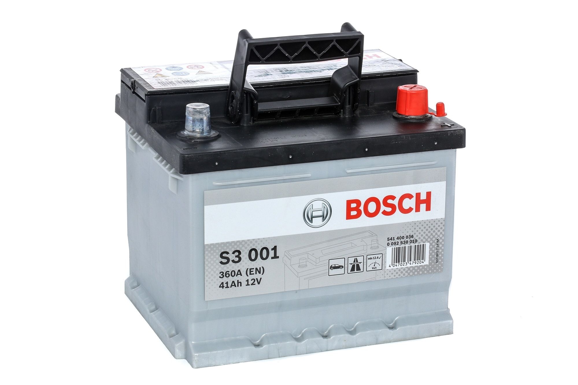 S3001 BOSCH S3 12V 41Ah 360A B13 Bleiakkumulator Kälteprüfstrom EN: 360A, Spannung: 12V Batterie 0 092 S30 010 günstig kaufen