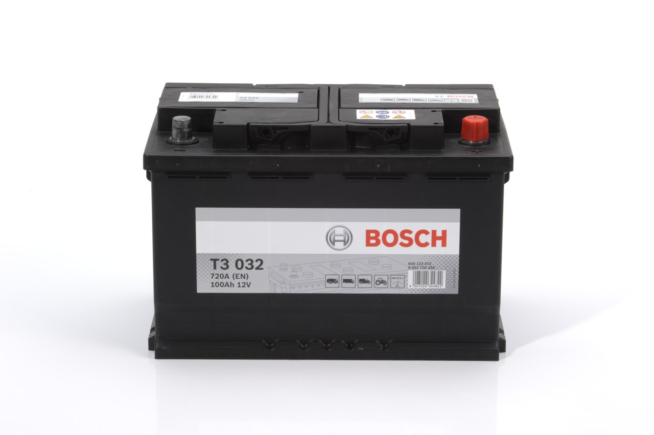 0 092 T30 320 BOSCH T3 032 T3 Batterie 12V 100Ah 720A B13 Bleiakkumulator