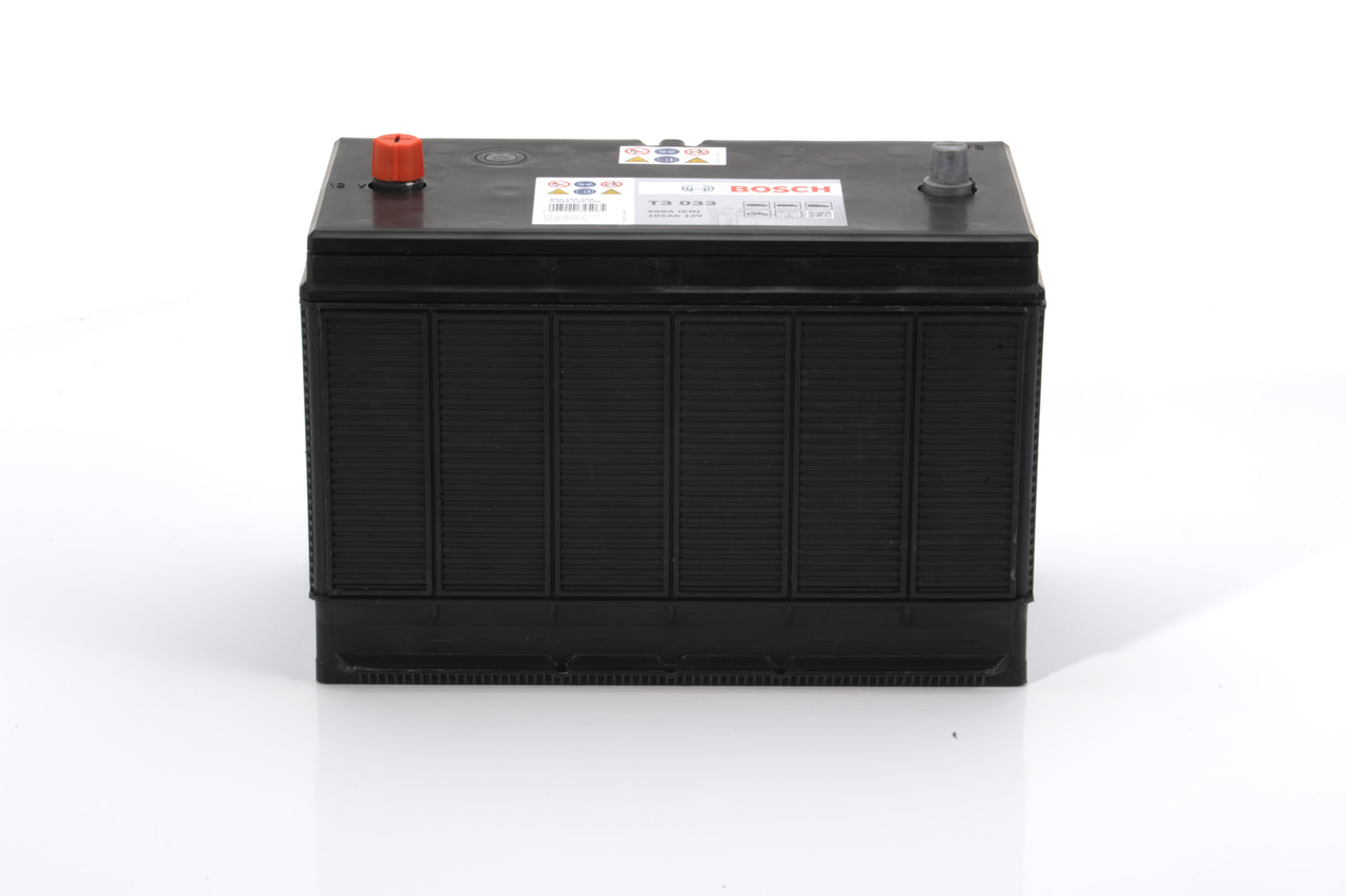 T3 033 BOSCH T3 12V 102Ah 680A B01 Lead-acid battery Cold-test Current, EN: 680A, Voltage: 12V Starter battery 0 092 T30 330 buy