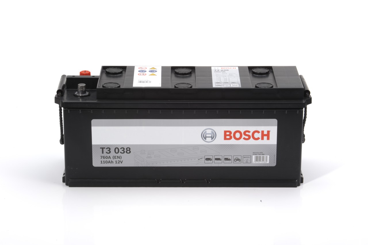 T3 038 BOSCH T3 12V 110Ah 760A B03 Bleiakkumulator Batterie 0 092 T30 380 kaufen