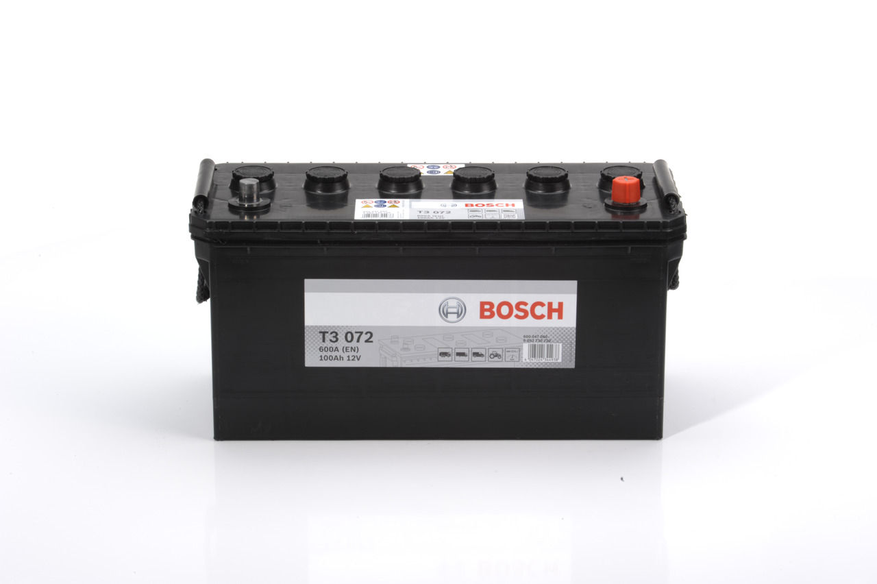 T3 072 BOSCH T3 12V 100Ah 600A B00 Bleiakkumulator Batterie 0 092 T30 720 kaufen