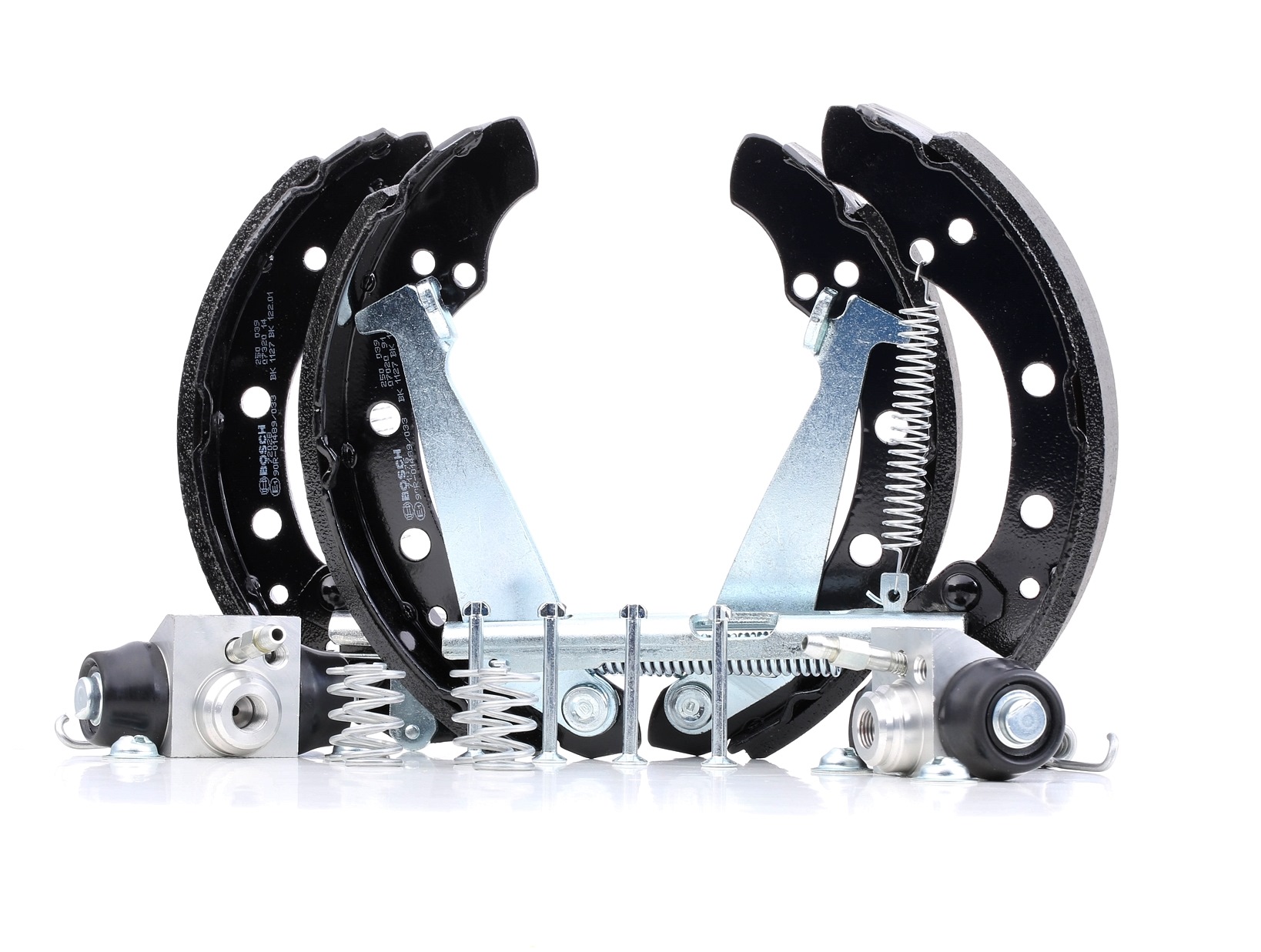 Image of BOSCH Brake Set, drum brakes VW,SKODA 0 204 114 579 1H0685511AX